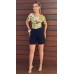 034277 - Blusa Ramany Estampa Aquarelada
